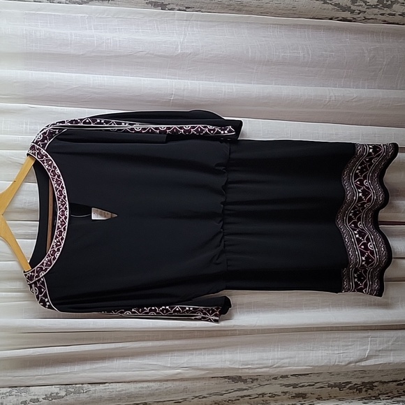 NWT WhiteHouseBlackMarket Black Dress Size L - Picture 1 of 9